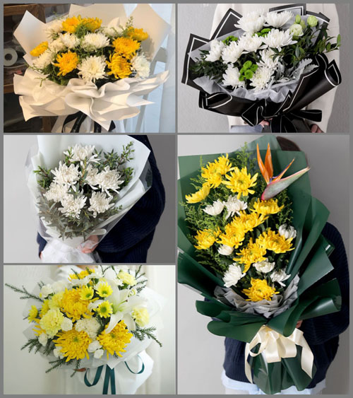 湖南邵阳洞口县竹市镇金龙村白事花束代送